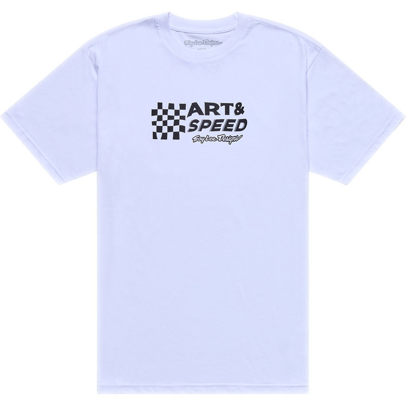 TROY LEE DESIGNS Finish Line T-Shirt - White