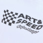 Camiseta TROY LEE DESIGNS Finish Line - blanco