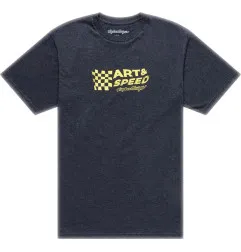 T-Shirt TROY LEE DESIGNS Finish Line - Black Heather