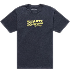TROY LEE DESIGNS Finish Line T-Shirt - Black Heather