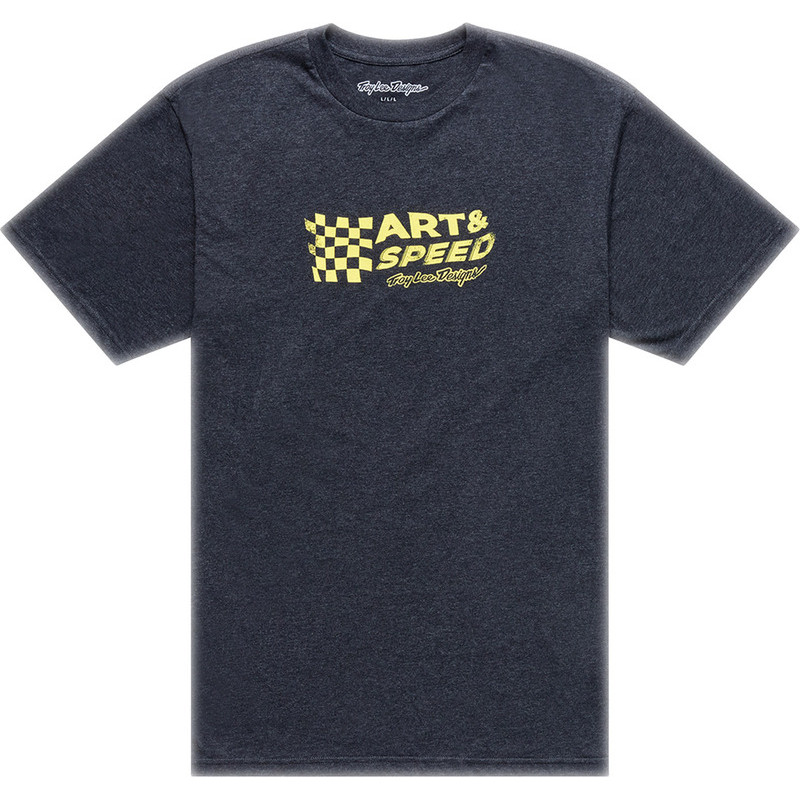 Camiseta TROY LEE DESIGNS Finish Line - Black Heather