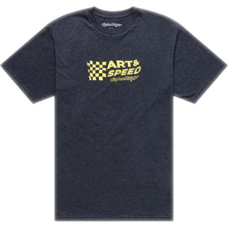 Camiseta TROY LEE DESIGNS Finish Line - Black Heather