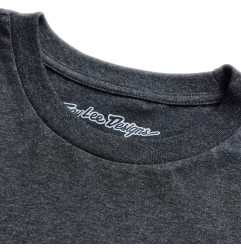 TROY LEE DESIGNS Finish Line T-Shirt - Black Heather