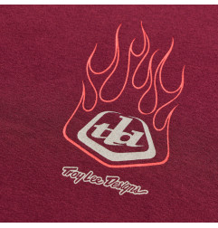 TROY LEE DESIGNS Flame2 T-Shirt - Sangria