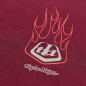 Camiseta TROY LEE DESIGNS Flame2 - Sangria
