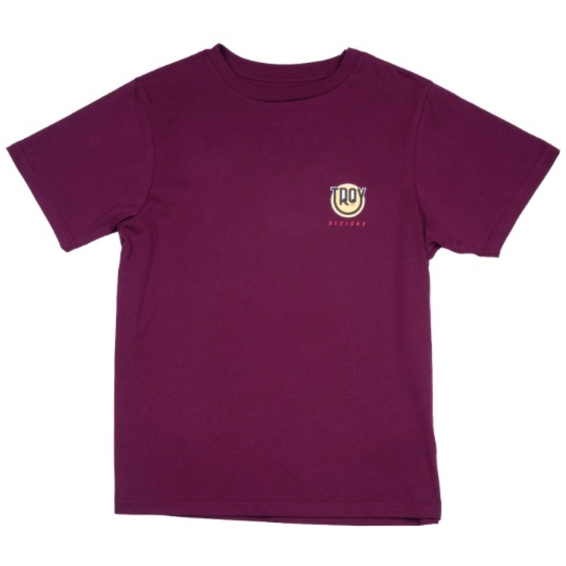TROY LEE DESIGNS Happy Dayz Damen T-Shirt - Sangria TROY LEE DESIGNS Happy Dayz Damen T-Shirt - Sangria