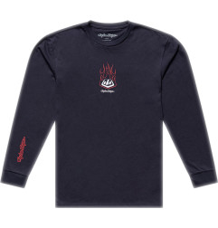 TROY LEE DESIGNS Long Sleeve Flame2 T-Shirt - Carbon