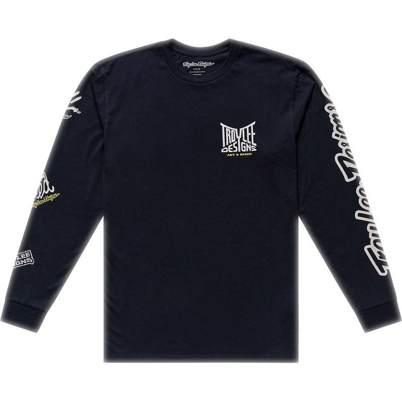 TROY LEE DESIGNS Long Sleeve Handlebar T-Shirt - Black