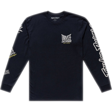 Camiseta TROY LEE DESIGNS Long Sleeve Handlebar - negro