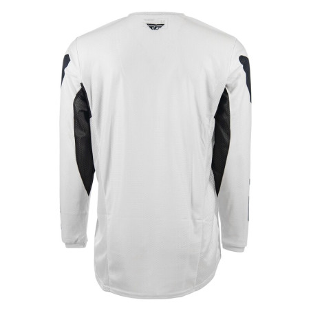 Maillot FLY RACING Kinetic Mesh - blanc/noir