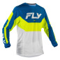 FLY RACING Kinetic Mesh Jersey - Blau/Weiß/Hi-Vis