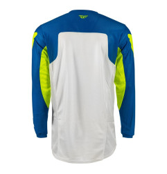 FLY RACING Kinetic Mesh Jersey - Blue / White / Hi-Vis