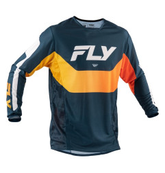 Maillot FLY RACING Kinetic Mesh - navy/orange
