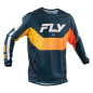Maillot FLY RACING Kinetic Mesh - navy/orange Maillot FLY RACING Kinetic Mesh - navy/orange