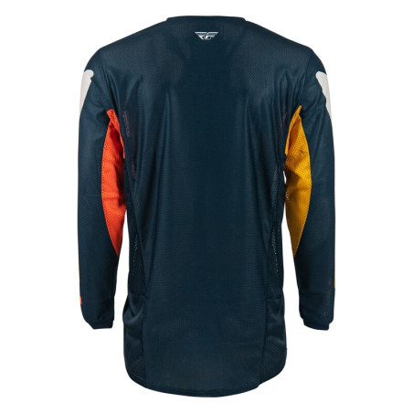 FLY RACING Kinetic Mesh Jersey - Navy/Orange