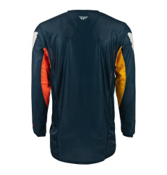 FLY RACING Kinetic Mesh Jersey - Navy/Orange