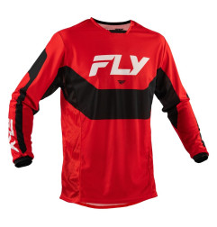 FLY RACING Kinetic Mesh Jersey - Red / Black / White
