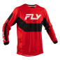 FLY RACING Kinetic Mesh Jersey - Red / Black / White
