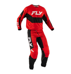 FLY RACING Kinetic Mesh Jersey - Rot/Schwarz/Weiß