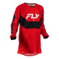 FLY RACING Kinetic Mesh Jugendjersey - Rot/Schwarz/Weiß