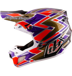 TROY LEE DESIGNS SE5 Carbon Mips Helm Flush - Violett