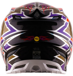 TROY LEE DESIGNS SE5 Carbon Mips Helm Flush - Violett