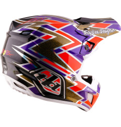 TROY LEE DESIGNS SE5 Carbon Mips Helm Flush - Violett