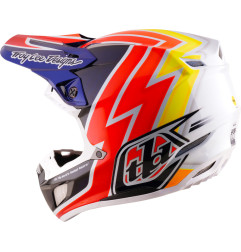 TROY LEE DESIGNS SE5 Carbon Mips Helmet Boltz - Navy/White