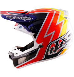 Casco TROY LEE DESIGNS SE5 Carbon Mips Boltz - Navy/blanco