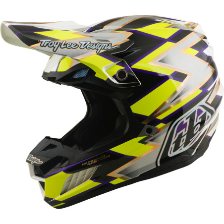 Casco TROY LEE DESIGNS SE5 Composite Mips Flush - blanco/negro