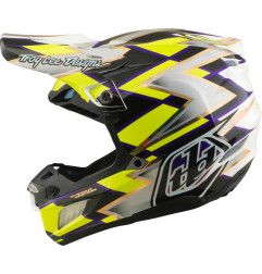 TROY LEE DESIGNS SE5 Composite Mips Helm Flush - Weiß/Schwarz