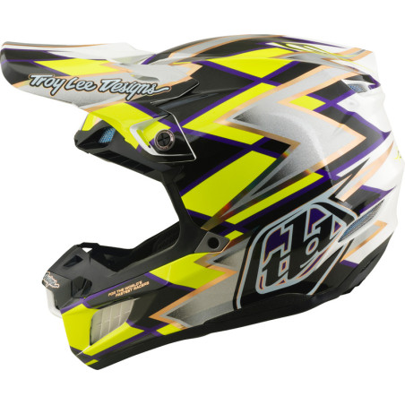 TROY LEE DESIGNS SE5 Composite Mips Helm Flush - Weiß/Schwarz