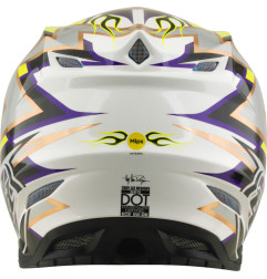 TROY LEE DESIGNS SE5 Composite Mips Helm Flush - Weiß/Schwarz