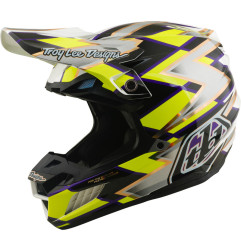 Casco TROY LEE DESIGNS SE5 Composite Mips Flush - blanco/negro