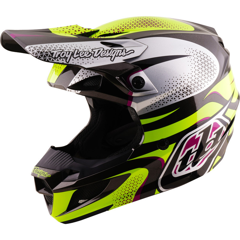 TROY LEE DESIGNS SE5 Polycarbonate Mips Helmet Aura - Yellow/Black TROY LEE DESIGNS SE5 Polycarbonate Mips Helmet Aura - Yellow/Black