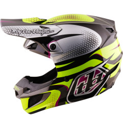 TROY LEE DESIGNS SE5 Polycarbonate Mips Helm Aura - Gelb/Schwarz