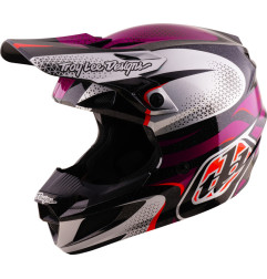 Casque TROY LEE DESIGNS SE5 Polycarbonate Mips Aura - violet/noir