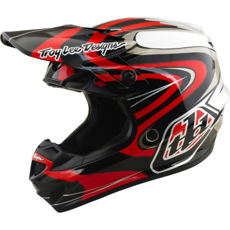 TROY LEE DESIGNS GP Pro Mips Helm Pulse - Rot