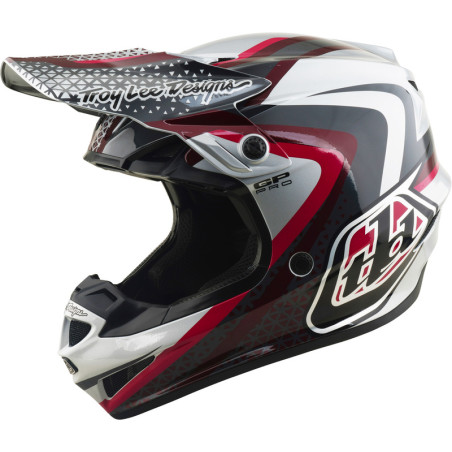 TROY LEE DESIGNS GP Pro Mips Helm Slides - Grau