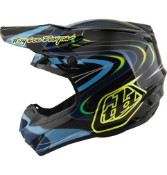 Casco infantil TROY LEE DESIGNS GP Pro Mips Pulse - negro/amarillo fluo