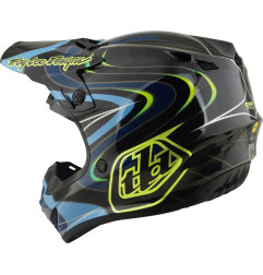 Casque enfant TROY LEE DESIGNS GP Pro Mips Pulse - noir/jaune fluo