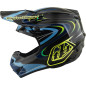 Casque enfant TROY LEE DESIGNS GP Pro Mips Pulse - noir/jaune fluo