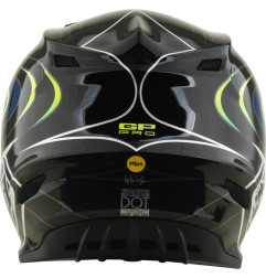 TROY LEE DESIGNS GP Pro Mips Kinderhelm Pulse - Schwarz/Fluogelb