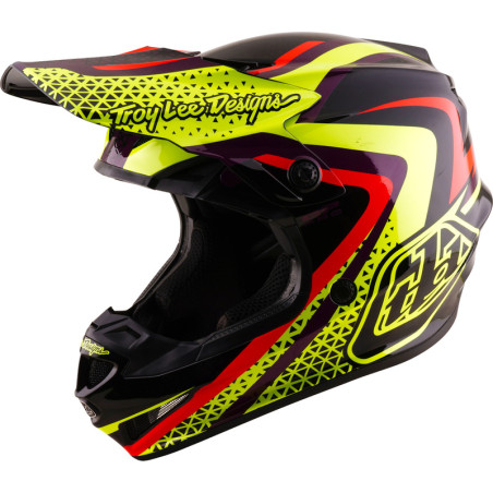 TROY LEE DESIGNS GP Pro Mips Kinderhelm Slides - Schwarz/Gelb