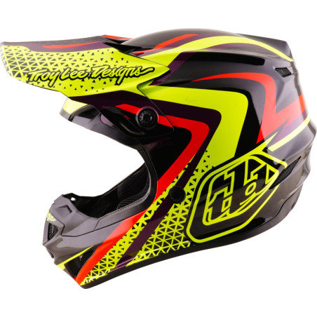 Casco infantil TROY LEE DESIGNS GP Pro Mips Slides - negro/amarillo