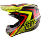 TROY LEE DESIGNS GP Pro Mips Kinderhelm Slides - Schwarz/Gelb