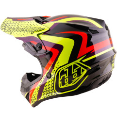 TROY LEE DESIGNS GP Pro Mips Youth Helmet Slides - Black/Yellow