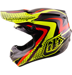 Casco infantil TROY LEE DESIGNS GP Pro Mips Slides - negro/amarillo