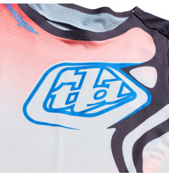 Camiseta TROY LEE DESIGNS SE Pro Wander - White/Gunmetal