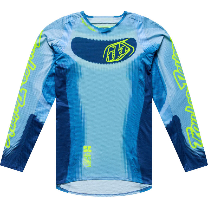 TROY LEE DESIGNS SE Pro Jersey Illusion - Slate/Flo Yellow TROY LEE DESIGNS SE Pro Jersey Illusion - Slate/Flo Yellow